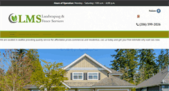 Desktop Screenshot of lms-landscaping.com