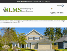 Tablet Screenshot of lms-landscaping.com